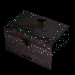 Trousselier Boîte à bijoux musicale phosphorescente Ballerine rose