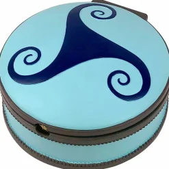 Trousselier Boîte à bijoux musicale ronde Ballerine bleue