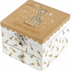 Trousselier Boîte à bijoux musicale Sophie La Girafe Camel