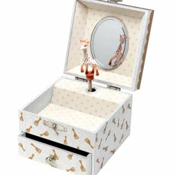 Trousselier Boîte à bijoux musicale Sophie La Girafe Camel