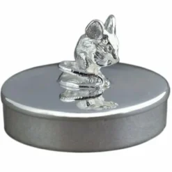Boîte à dent de lait Souris personnalisable (argent massif 925°) Boîte À Dents