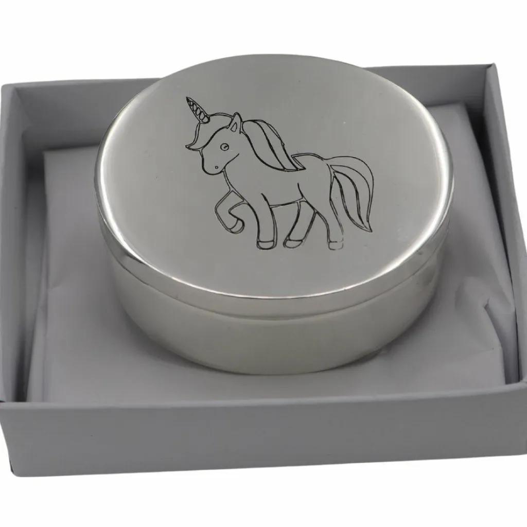Daniel Crégut Boîte à dents Licorne personnnalisable (métal argenté)