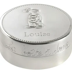 ANVIE Boîte à dents métal argenté (personnalisable)