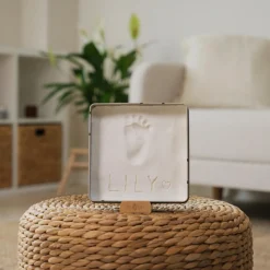 Petit Artichaut Boîte à empreintes Baby Box Carrée Jolis Cœurs