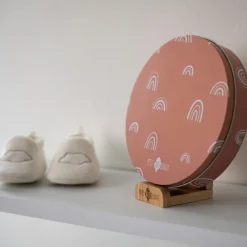 Petit Artichaut Boîte à empreintes Baby Box Ronde Rainbow Terracotta