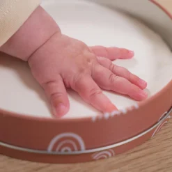 Petit Artichaut Boîte à empreintes Baby Box Ronde Rainbow Terracotta