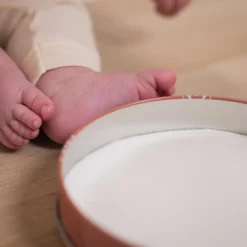 Petit Artichaut Boîte à empreintes Baby Box Ronde Rainbow Terracotta