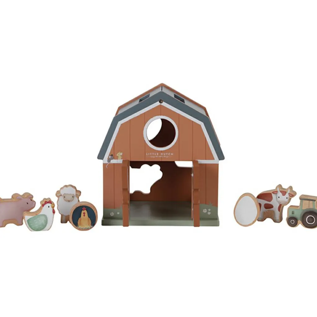 Little Dutch Boîte à formes en bois Little Farm