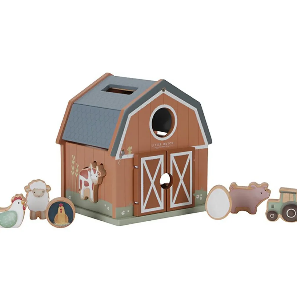 Little Dutch Boîte à formes en bois Little Farm