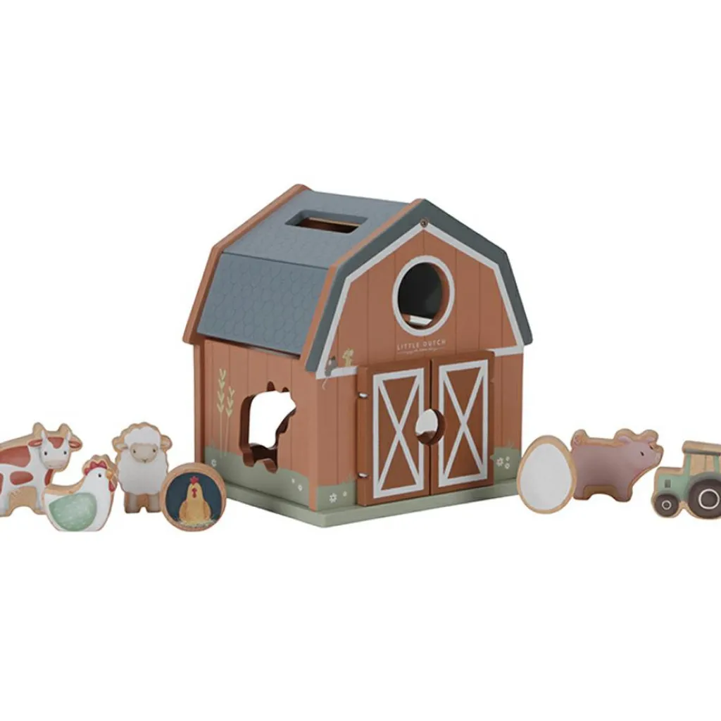 Little Dutch Boîte à formes en bois Little Farm