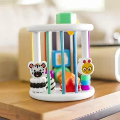 Baby Einstein Boîte à formes Zèbre et Chenille