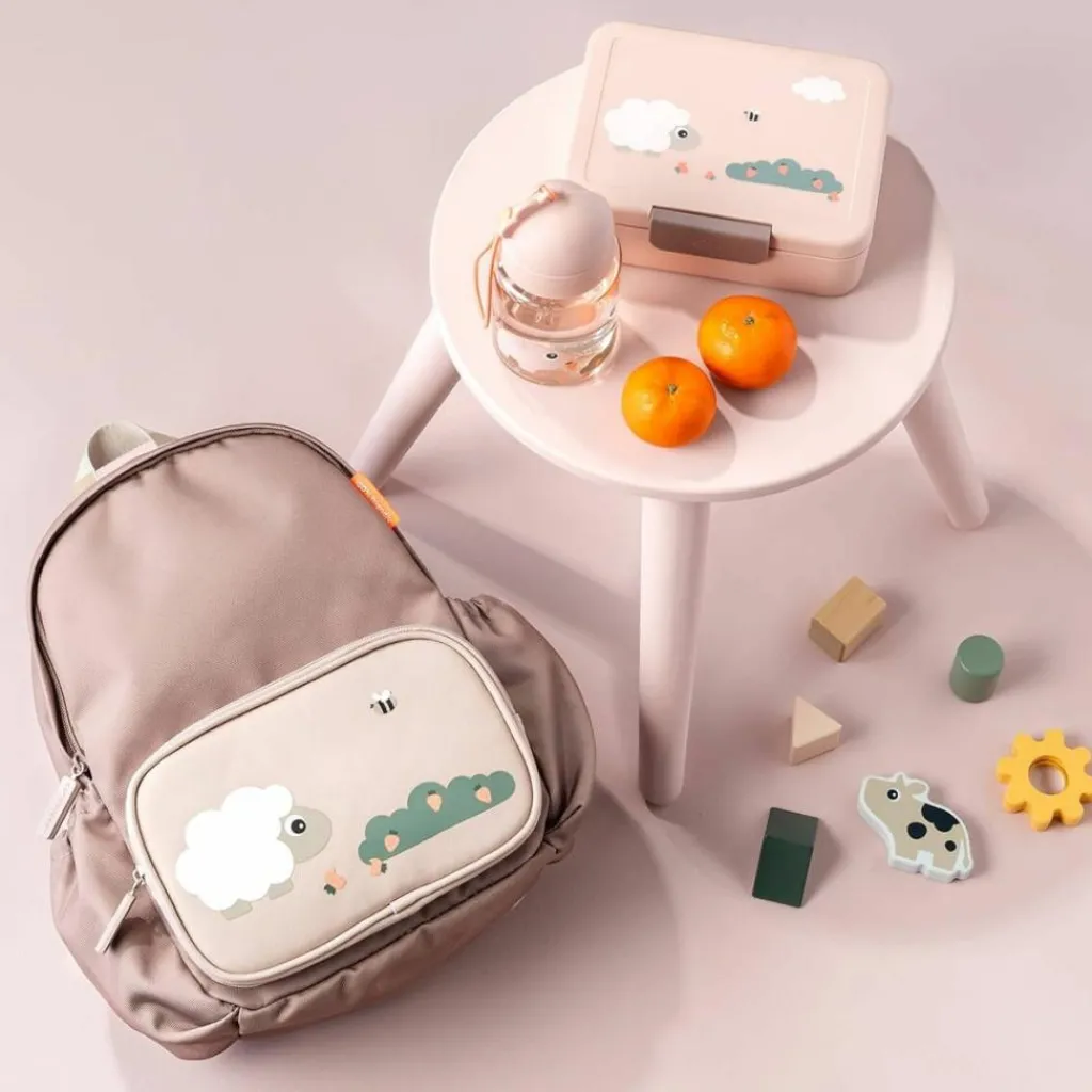 Hot Boîte à goûter avec séparateur Tiny farm Rose Boîte À Goûter / Lunch Box