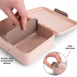 Hot Boîte à goûter avec séparateur Tiny farm Rose Boîte À Goûter / Lunch Box