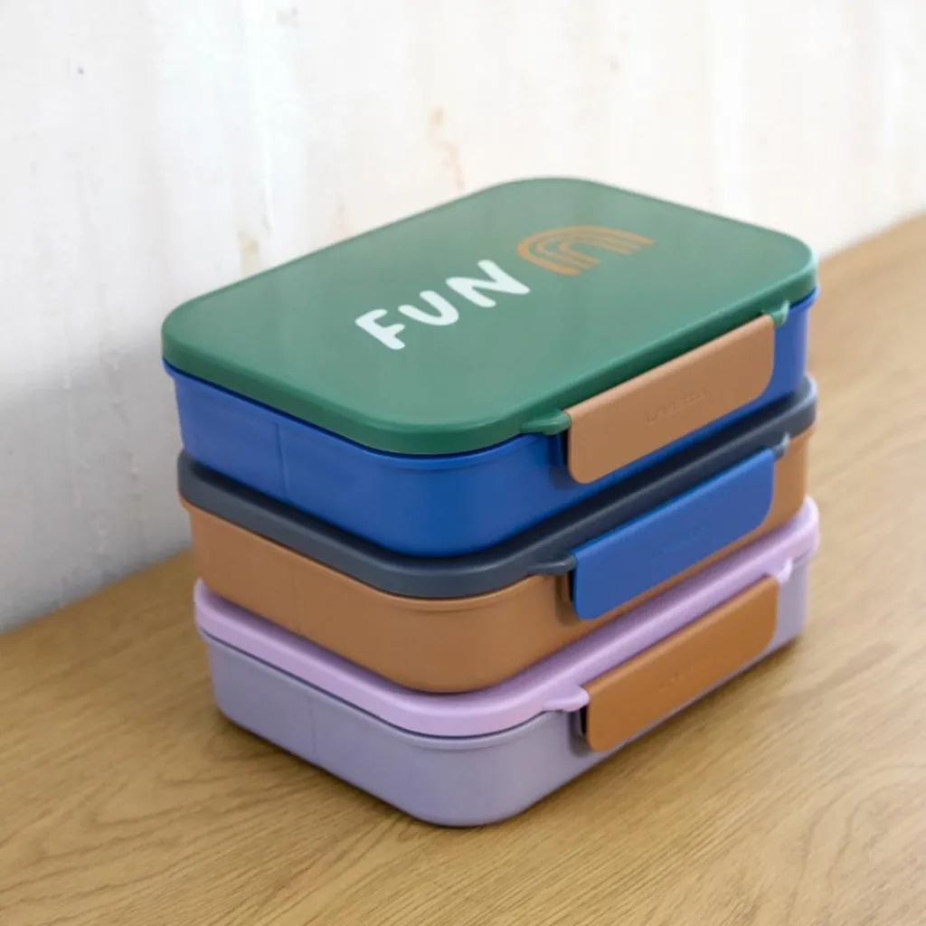 Lässig Boîte à goûter Bento Little Gang arc-en-ciel