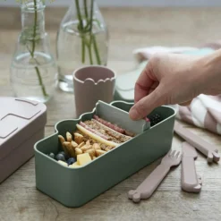 Done by Deer Boîte à goûter Croco vert