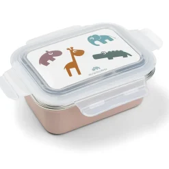 Done by Deer Boîte à goûter inox Deer friends Rose