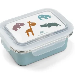 Hot Boîte à goûter inox Deer friends Bleu Boîte À Goûter / Lunch Box