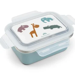 Hot Boîte à goûter inox Deer friends Bleu Boîte À Goûter / Lunch Box