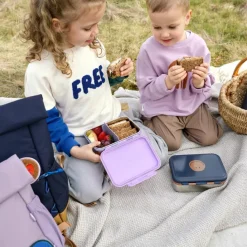 Lässig Boîte à goûter-Lunch box inox Little Gang Smile