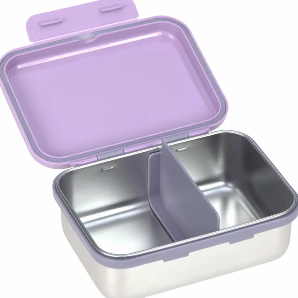 Lässig Boîte à goûter-Lunch box inox Little Gang coeur