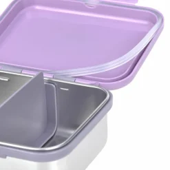 Lässig Boîte à goûter-Lunch box inox Little Gang coeur