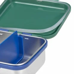 Lässig Boîte à goûter-Lunch box inox Little Gang arc-en-ciel