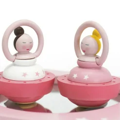 Trousselier Boîte à musique Bois Ballerine Rose