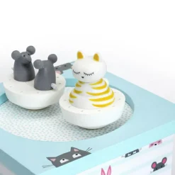 Trousselier Boîte à musique magnétique chat et souris