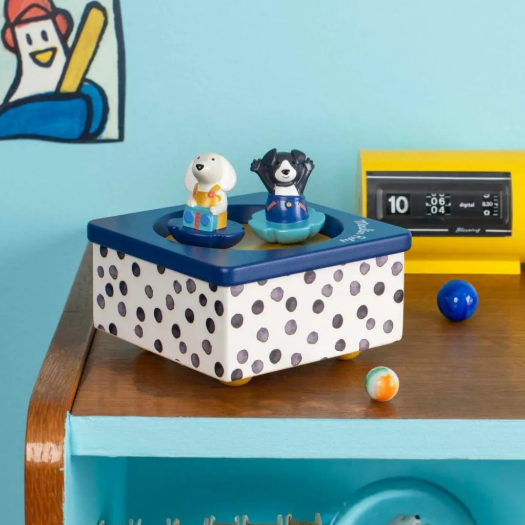 Moulin Roty Boîte à musique Puce et Pilou