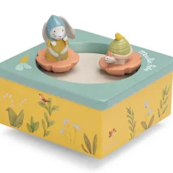 Clearance Boîte à musique Trois petits lapins Boîte À Musique