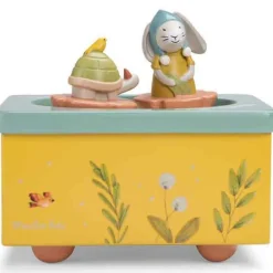 Clearance Boîte à musique Trois petits lapins Boîte À Musique