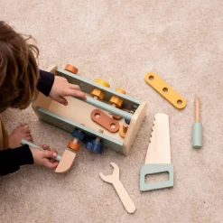 Outlet Boîte à outils en bois All animals Etabli Et Outils