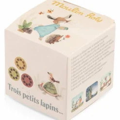 Clearance Boîte de 3 disques pour lampe à histoires Trois petits lapins Lampe À Histoires