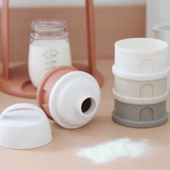 Béaba Boîte doseuse cotton white-terracotta