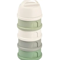 Hot Boîte doseuse de lait empilable cotton white-sage green Boîte Doseuse
