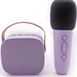 Lalarma Boîte karaoké enceinte et micro Lila