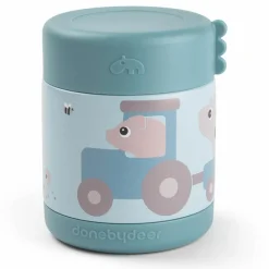 Done by Deer Boîte repas isotherme Tiny farm Bleu (300 ml)