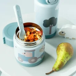 Done by Deer Boîte repas isotherme Tiny farm Bleu (300 ml)