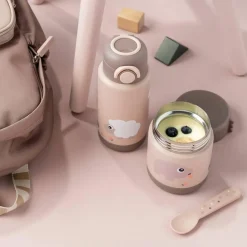 Done by Deer Boîte repas isotherme Tiny farm Rose (300 ml)