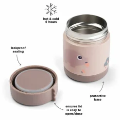 Done by Deer Boîte repas isotherme Tiny farm Rose (300 ml)