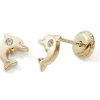 Online Boucles d'oreilles à vis Dauphin (or jaune 9 carats) Enfant Boucles D'Oreilles Enfant