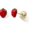 Online Boucles d'oreilles à vis Fraises (or jaune 9 carats) Enfant Boucles D'Oreilles Enfant