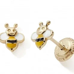 Sale Boucles d'oreilles Abeille (or jaune 375°) Enfant Boucles D'Oreilles Enfant