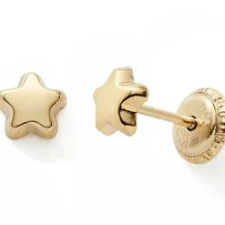 New Boucles d'oreilles Etoile (or jaune 375°) Enfant Boucles D'Oreilles Enfant