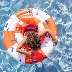 Discount Bouée bébé Baleine rouge-blanc Bouée