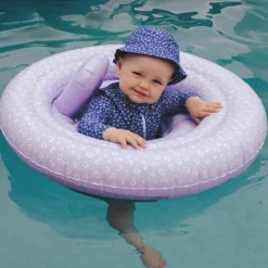 Swim Essentials Bouée bébé Léopard lila