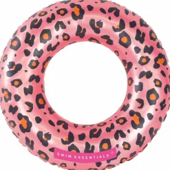 Swim Essentials Bouée Léopard rose et doré (90 cm)