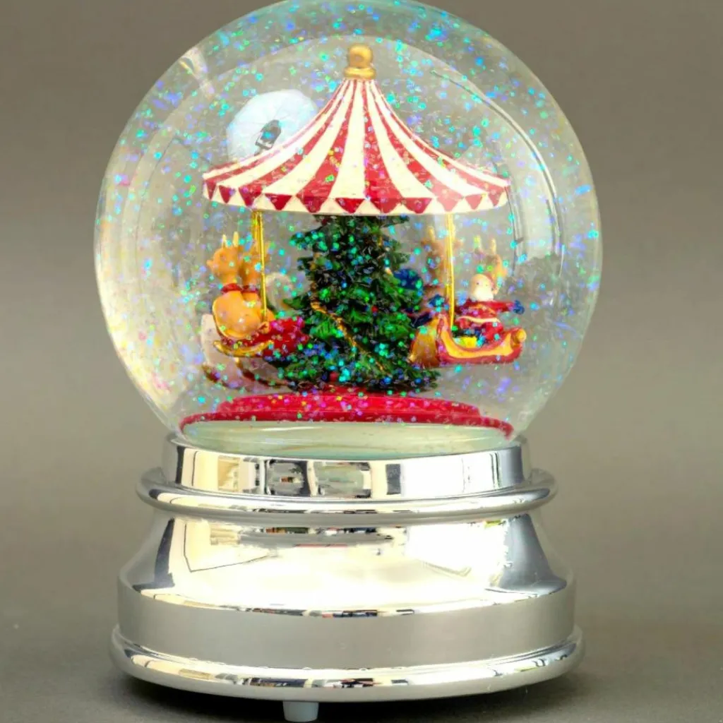 Discount Boule à neige musicale de Noël Boule À Neige