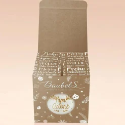 Baubels Boule de Noël Joyeux Noël Nounou