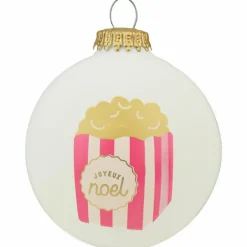 Baubels Boule de Noël Popcorn Noël Gourmand (personnalisable)